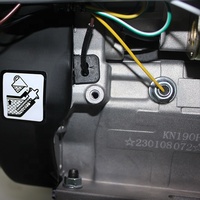 Genset 4 kW Silinder Tunggal 2-Tak Berpendingin Udara / Genset Bensin 10 KVA Satu Fasa 6kW Tenaga Bensin 5kW