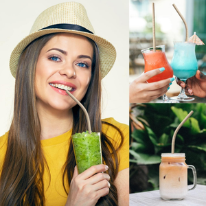 قشة شرب مصنوعة من ألياف نباتية من قصب السكر، قابلة للتحلل الحيوي والتسميد، مغلفة فرديًا، للتخييم - Product Image 6