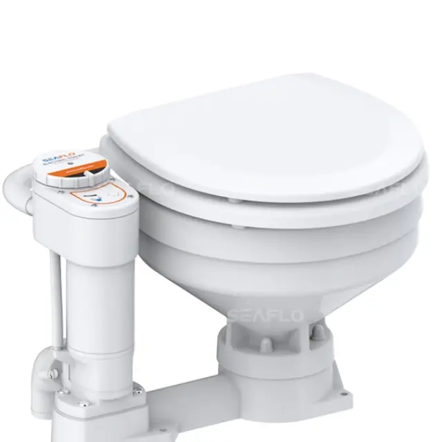 SEAFLO 스마트 타입 12V 해양 화장실 캐러밴 화장실 해양 보트 요트에 사용