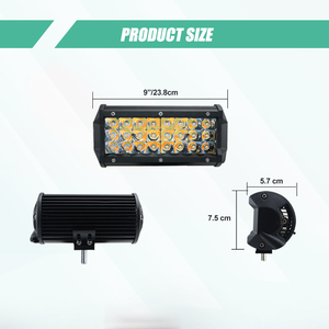 Camion à spectre modulaire <span class=keywords><strong>aurora</strong></span> avec 12V 24V 4 têtes mobiles barres lumineuses led lumières hors route 4x4 - Product Image 2