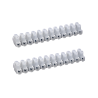 KREALUX BELEKS Bornier de raccordement électrique transparent en polyamide 0,5-2,5 mm² 20-14 AWG avec connecteur en laiton