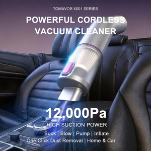 Aspiradora Inalámbrica para Auto de 12000 Pa con Motor BLDC sin Escobillas de 80000 RPM, X001-BLDC 2S Basic B, Herramienta Portátil Profesional para Detallado Automotriz - Product Image 1