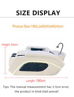 Offre Spéciale moderne Salon lit de Massage électrique multifonction vapeur cheveux lavage chaise avec réservoir d'eau blanche pour hôtels ateliers