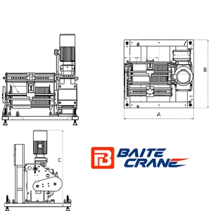 Tùy chỉnh nhà máy điện tời Điều kiện Mới với điều khiển từ xa kim loại xây dựng và dây dây Sling loại - Product Image 4