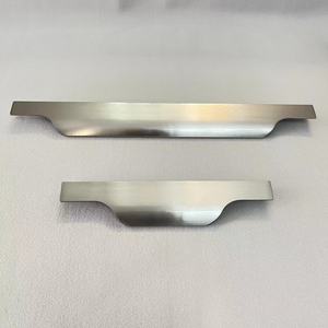 Youxin Hidden <strong>Door</strong> Handle Black Mount Finger Edge Drawer Pull Concealed Handle Aluminum Alloy Long Furniture Handles - Product Image 2