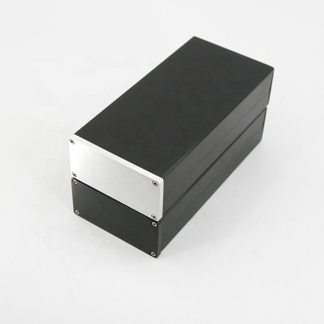 BRZHIFI BZ1005 Hot Sell Modern 6061 Aluminum Profile Enclosure for Audio Power Amplifier Chassis Computer Case With DIY Custom