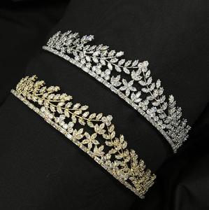 <span class=keywords><strong>Couronne</strong></span> de laurier grecque <span class=keywords><strong>Couronne</strong></span> de feuille d'or <span class=keywords><strong>Couronne</strong></span> de luxe plaqué platine Couronnes et diadèmes Nupcial De Color Dorado Corona Vintage Rojo - Product Image 1