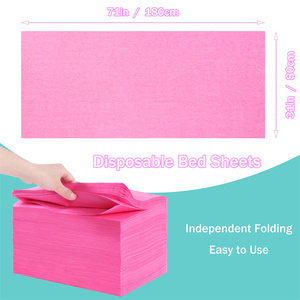 Draps de table de massage Draps de lit <span class=keywords><strong>SPA</strong></span> jetables imperméables et résistants à l'huile Couvre-lit en tissu non tissé - Product Image 3