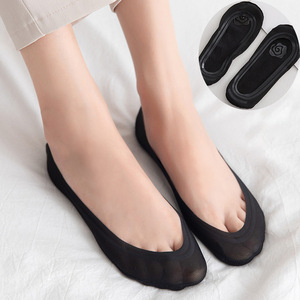 Calzini da Donna in Cotone Stampato, Sottili Estivi, Invisibili, con Fondo in Silicone Antiscivolo e Fissaggio Sicuro del Tallone - Product Image 1