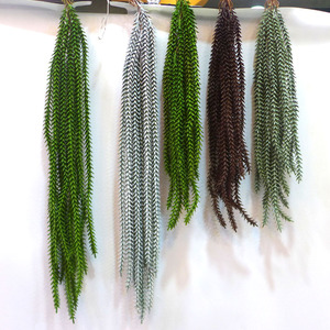 Mây treo tường màu xanh lá cây nhựa trang trí cây thủy sinh trang trí nhà Cây Nhân Tạo Lá - Product Image 4