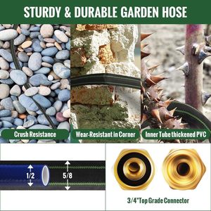Manguera de agua flexible Xinglun de 4 kg de presión, recubierta de tela, manguera de jardín de alta presión para regar plantas y lavar autos - Product Image 5