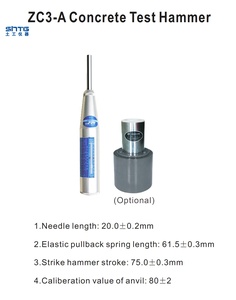 ZC3-A 콘크리트 테스트 해머 초음파 및 리바운드 슈미트 해머 테스트 가격 디지털 콘크리트 리바운드 해머 경도계 - Product Image 3