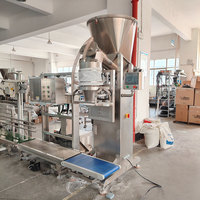 Máquina Semiautomática para Llenado de Polvo, 10-50 kg, para Bolsas de Plástico, Bolsas y Botellas, Sistema de Pesaje con Auger de Alta Precisión