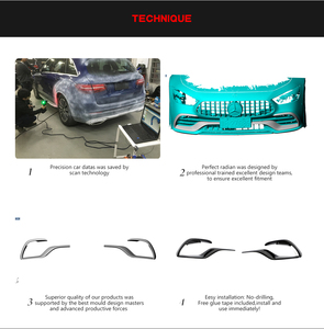 Aérations de pare-chocs avant en fibre de carbone X290 pour Mercedes Benz <span class=keywords><strong>AMG</strong></span> <span class=keywords><strong>GT</strong></span> <span class=keywords><strong>53</strong></span> <span class=keywords><strong>GT</strong></span> 43 Coupé <span class=keywords><strong>4</strong></span> <span class=keywords><strong>portes</strong></span> 2019 2020 - Product Image 6