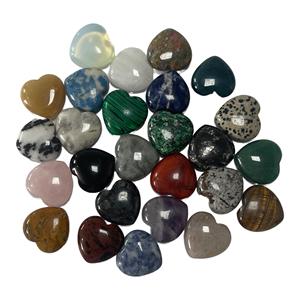 Mini pierre précieuse thérapeutique en cristal de Quartz naturel en forme de coeur pour produits de Massage ornement de cadeau minéral de Chakra de coeur - Product Image 6