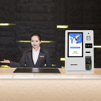 Benutzer definierte 15,6 Zoll automatische Smart Self-Service-Check-in Hotel Zahlungs kiosk mit Kartensp ender Pass scanner