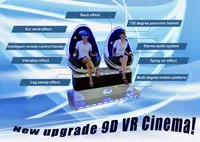 Simulateur de cinéma de chaise d'oeufs de Seat 9D VR de la machine 2 de jeu de réalité virtuelle pour le centre commercial
