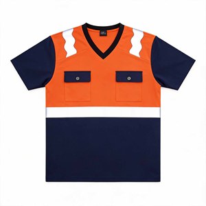 Shirt Work Wear Long Sleeve Reflective Mens Safety Shirts - Product Image 1