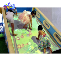 Multi-touch 3D Holograma AR Inmersivo Piso interactivo Proyector de interior Centro comercial Juegos Tobogán Alto brillo Gran capacidad