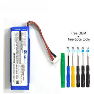 Сменная батарея <span class=keywords><strong>3</strong></span>.7V GSP1029102A 320SL Solid State, 500 циклов, 6000 мАч для колонок JBL Charge <span class=keywords><strong>3</strong></span> - Product Image 1