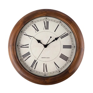 Orologio <span class=keywords><strong>da</strong></span> Parete in Legno Stile Europeo Design di Lusso Arredamento Casa Soggiorno Orologio <span class=keywords><strong>da</strong></span> Parete Antico - Product Image 1