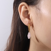 Pendentif DIY créatif et coloré en acier inoxydable, style européen et américain, avec placage or 18 carats – Accessoire polyvalent tendance