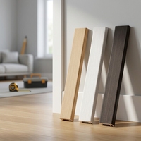 Encadrements de Portes WPC Modernes Anti-Moisissure Ignifuges Résistants aux Rayures Durables Écologiques Couleur Personnalisable pour Revêtement Mural