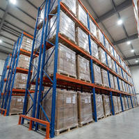Rak Pallet Selektif Tugas Berat Kustomisasi King Global Konstruksi Baja Berlapis Bubuk Perlindungan Anti Korosi Tinggi Dapat Disesuaikan