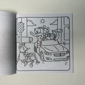 <strong>Custom</strong> Crime Scenes Coloring Book Cartoon Design Soft Cover <strong>Custom</strong> Coloring Book for Adults Dark Humor Art Hobby Gift - Product Image 4