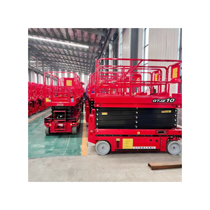 โต๊ะยกไฮดรอลิกเคลื่อนที่เคลื่อนที่เคลื่อนที่ได้ลิฟต์ทำงานทางอากาศมาตรฐาน CE รับรอง - Product Image 4