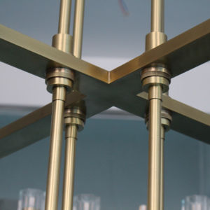 Lampu Gantung Kristal Kuningan LED Modern Nordik YH <span class=keywords><strong>2</strong></span> Tingkat Bentuk Cincin Bulat untuk Ruang Tamu, Kamar Tidur, Ruang Makan - Product Image 4