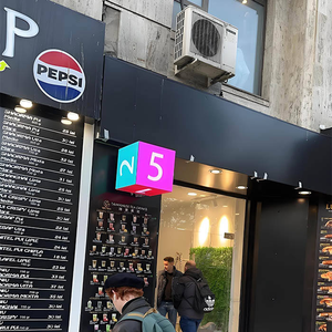 Écran d'affichage LED P3 en forme de cube, pour intérieur, sur pied, avec graphiques multicolores, panneau publicitaire, mur vidéo - Product Image 5