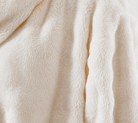 Peignoir à capuche en flanelle texturée à bulles avec bordure en fausse fourrure blanche, vêtements d'intérieur d'hiver pour hôtel, fournisseur en gros personnalisé