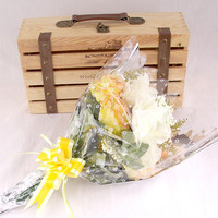 Sacs d'emballage de fleurs en plastique plaqué aluminium, produits spéciaux, pièces, sac à manches pour fleurs, sac en bpp étanche