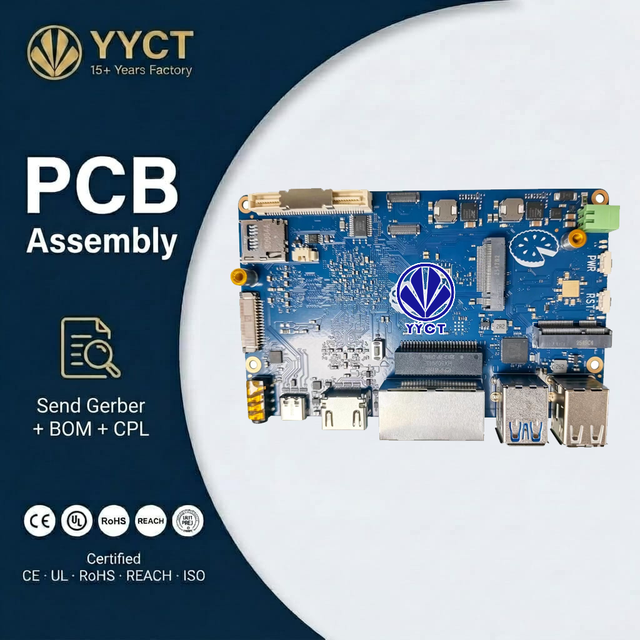 OEM PCB PCBA Assembly Manufacturing Service One-Stop BOM Order Processing Vehicle Intelligent Control Board Motherboard Android