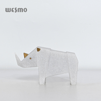 Accessoires de bureau minimalisme nordique art animal résine statue décoration pour la décoration de bureau à domicile décor à la maison luxe
