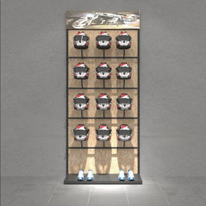 Accessoires populaires de présentoir de casque de moto en métal de YiSheng pour le support de casque d'affichage de magasin personnaliser - Product Image 5