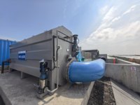 Filtre à tambour rotatif 10m3 par heure, conception compacte, unité de filtration de précision pour le nettoyage de l'eau des petits bassins et des aquariums