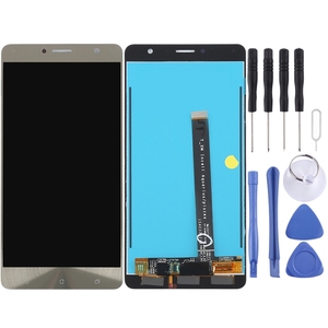 จอแสดงผล LCD ของแท้สำหรับ Asus ZenFone 3 Deluxe ZS550KL สีทอง พร้อมดิจิไทเซอร์ - Product Image 1