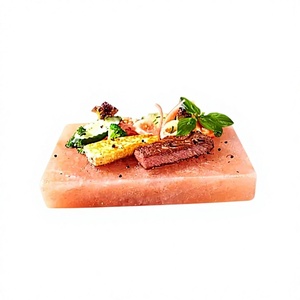 Plaque de cuisson en sel rose de l'Himalaya 100% biologique, sculptée à la main, écologique, qualité supérieure, pour grillades et découpe, service OEM - Product Image 1