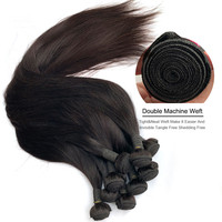 Ellayu Alibaba Hair Products Beauty Hot Supplier Grade 12A 100% Cheveux Humains Non Traités Lisses Extensions de Cheveux Naturels Fournisseur