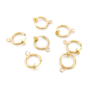Boucle d'ouverture facile balancent noir blanc or boucle d'oreille résultats de bricolage accessoires coloré Non percé boucle d'oreille Clip boucle d'oreille convertisseurs - Product Image 4