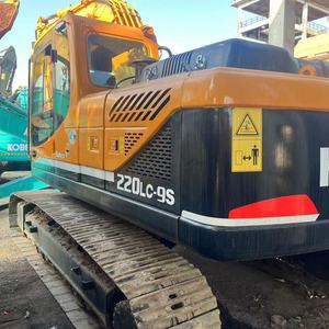 Grande vente, excavatrice sur chenilles d'occasion Hyundai 220LC-9S d'origine coréenne, 22 tonnes, remise à neuf, modèle 2022, moteur, engrenage - Product Image 5