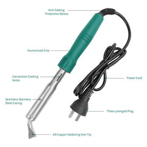 Pistola de Soldar Eléctrica de Alta Potencia 100/200W, Herramienta de Reparación y Retrabajo con Temperatura Ajustable, Venta al por Mayor - Product Image 2