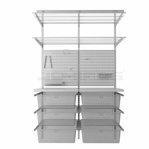 Cajas de Almacenamiento de Plástico con Tapa, Contenedores Organizadores con Cierre, Apilables, para Garaje, Cobertizo, Hogar, Oficina, Exhibición - Product Image 1