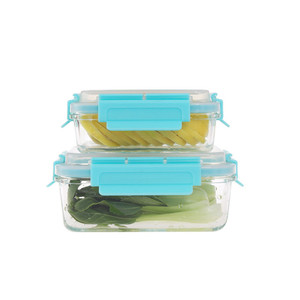 Tailles personnalisées ensemble de récipient de stockage de nourriture <span class=keywords><strong>hermétique</strong></span> <span class=keywords><strong>verre</strong></span> tiffin boîte à lunch - Product Image 5