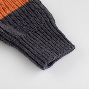 Otoño Invierno de diseño de moda niños ropa de algodón a rayas Retro chicas Cardigan suéter - Product Image 6
