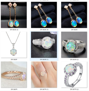 Yellow <strong>Gold</strong> Plated Sterling Silver Dainty White Opal <strong>Rings</strong> Jewelry Birthday Gift for <strong>Ladies</strong> - Product Image 4