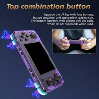 Console de jeu vidéo portable rétro R36h avec écran IPS de 3.5 pouces Système Linux 64 Go Jeux Lecteur vidéo de poche portable Pro R36s