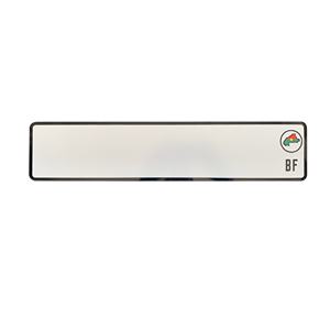 Placa reflectante de aluminio de estilo europeo para <span class=keywords><strong>coche</strong></span>, placa de matrícula en blanco de x 110mm, logotipo personalizado, venta al por mayor - Product Image 1